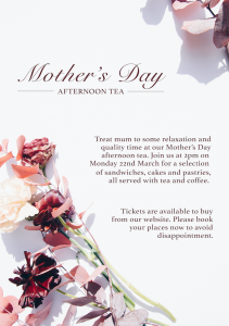 Afternoon tea poster