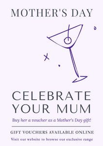 Mother's day martini poster