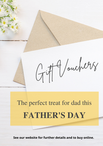 Brown Father's Day Gift Voucher