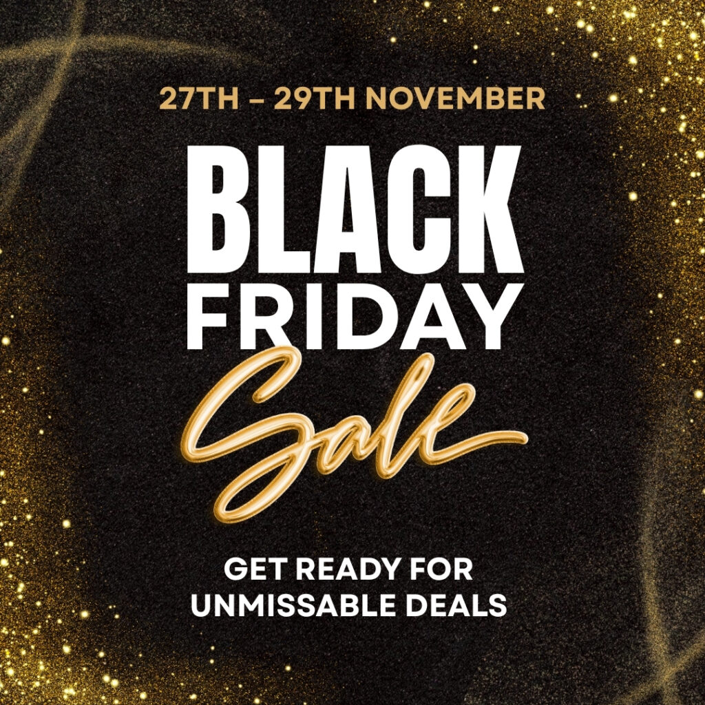 Black Friday 2026 Gold Sparkle Social Media Post 1