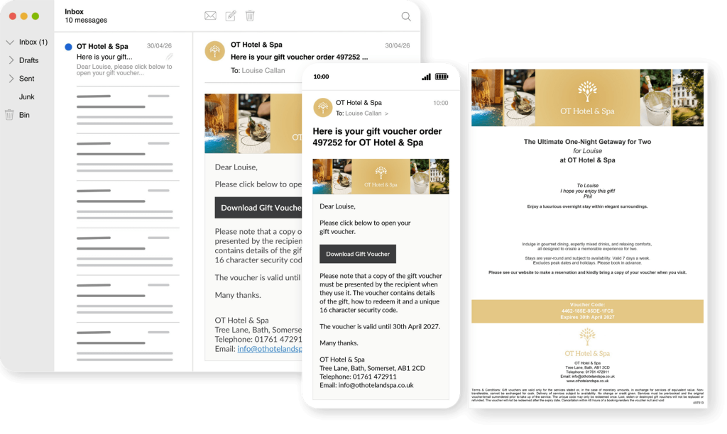 Instant digital delivery